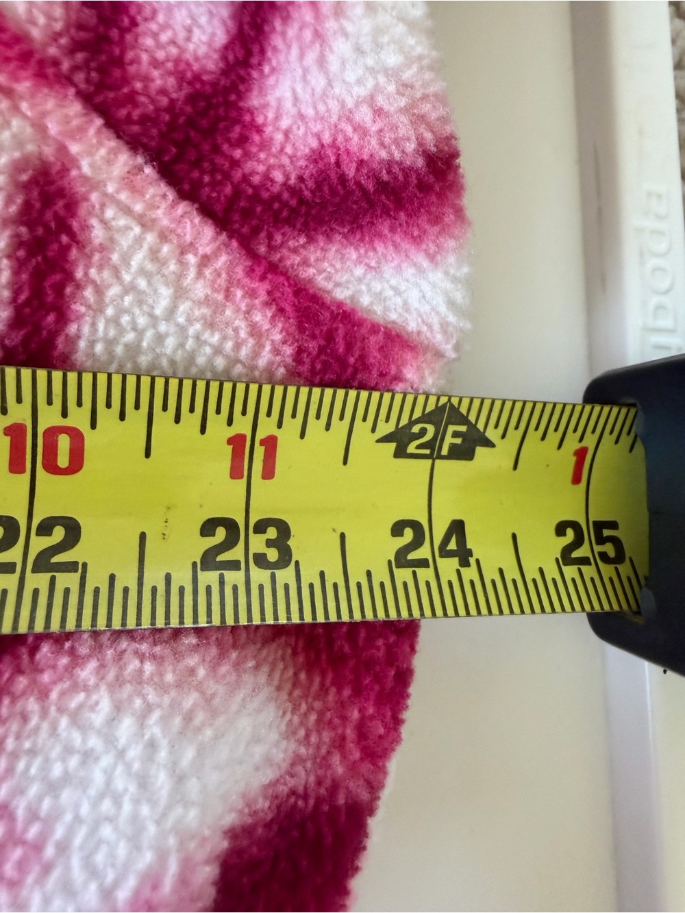 Patagonia Synchilla Women’s Hot Pink & White Patterned Fleece Pullover Size L - Picture 9 of 11